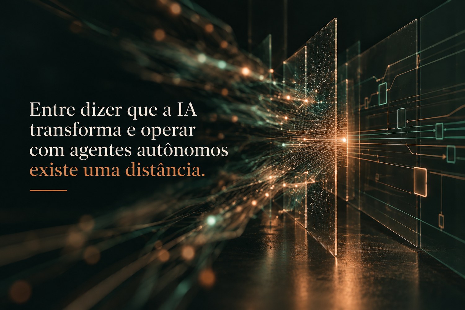 Diferença entre o discurso sobre agentes de IA no marketing e a maturidade operacional real das empresas