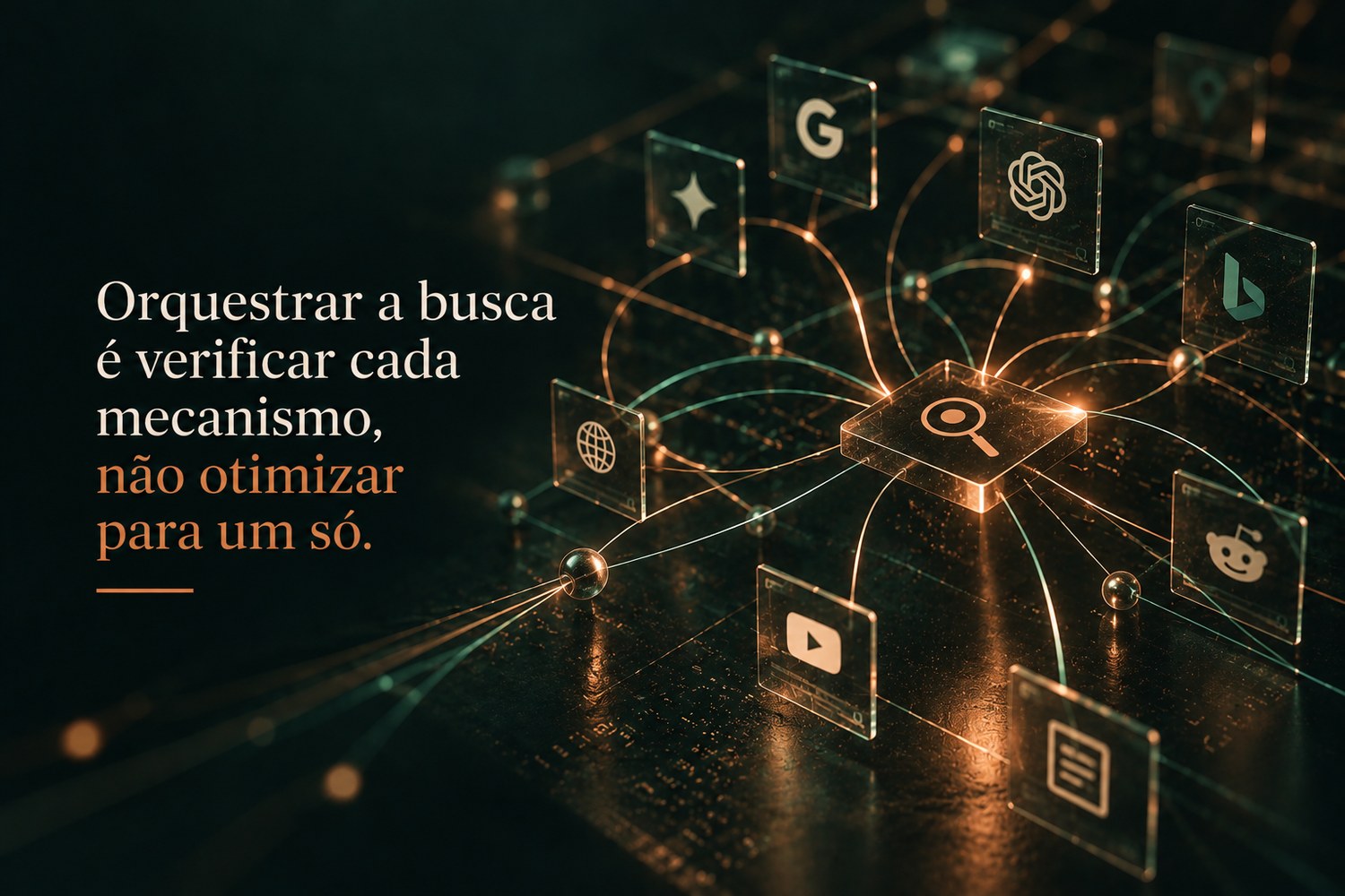 Checklist de presença de uma marca em diferentes mecanismos de busca e assistentes de IA